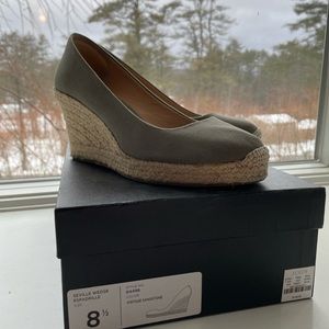 J.Crew Seville Wedge Espadrille in Vintage Sandstone